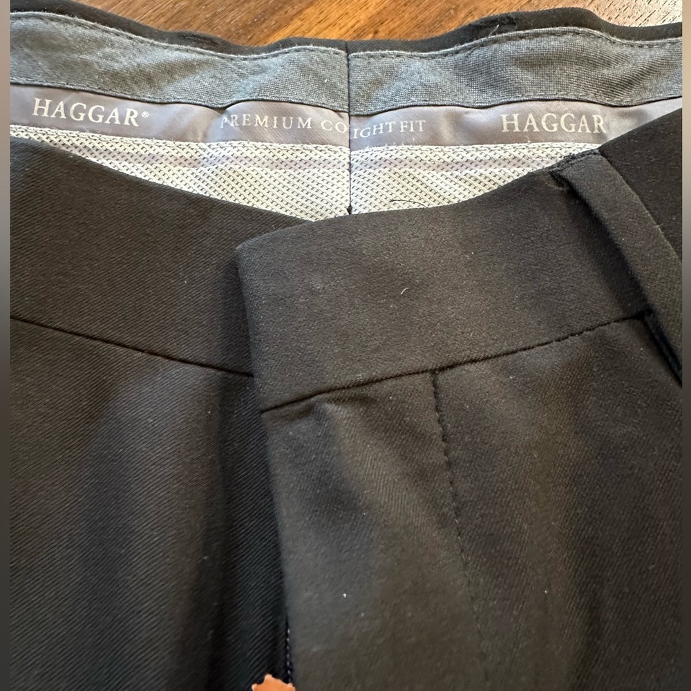 Haggar Premium Black Trousers - Picture 3 of 6